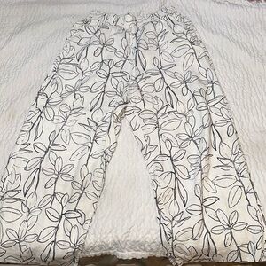 Cynthia Rowley 100% linen Flowy pants